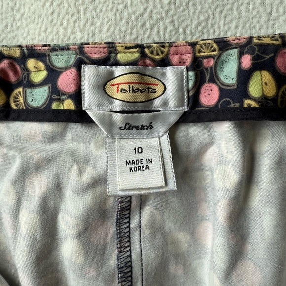 Talbots Multicolor Patterned Capris - Picture 4 of 5